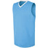 Russell Athletic Youth Transition Jersey (332371-C), Color 'Columbia Blue/White'